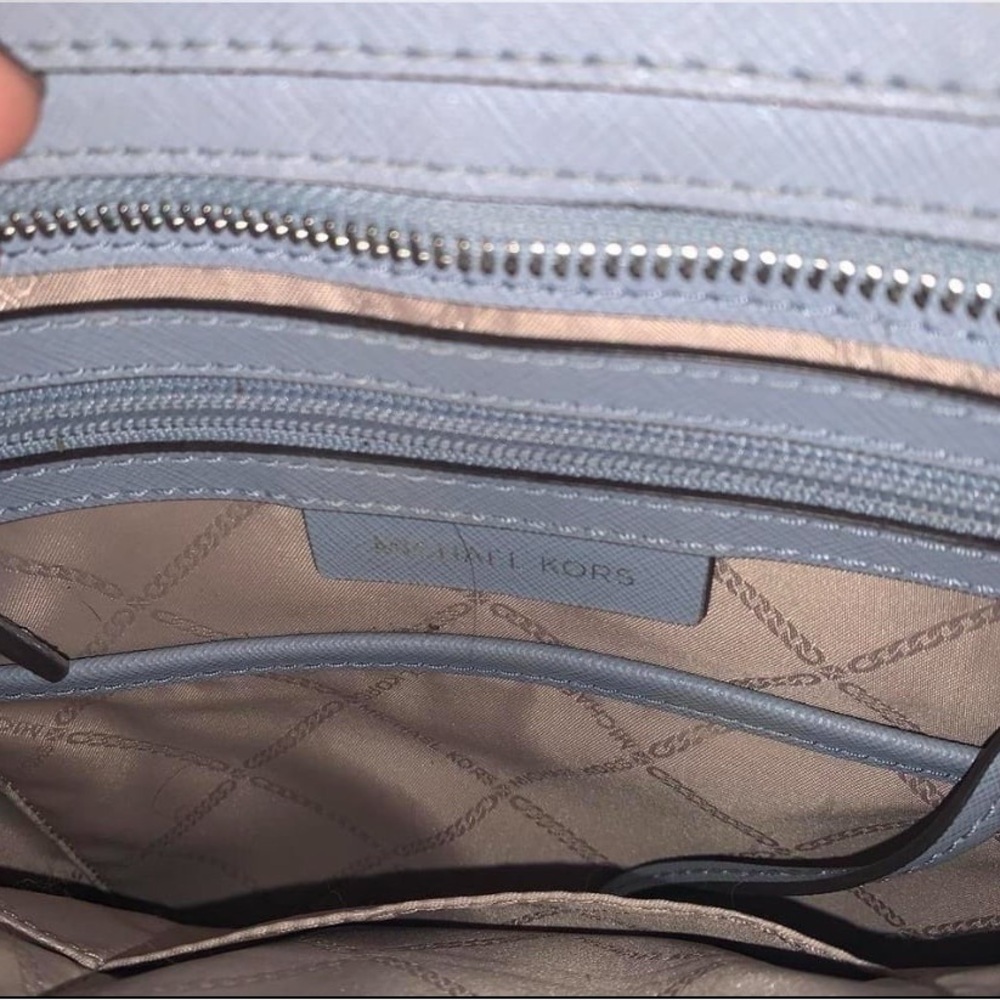 Michael Kors Sky Blue Crossbody Bag - Picture 6 of 8
